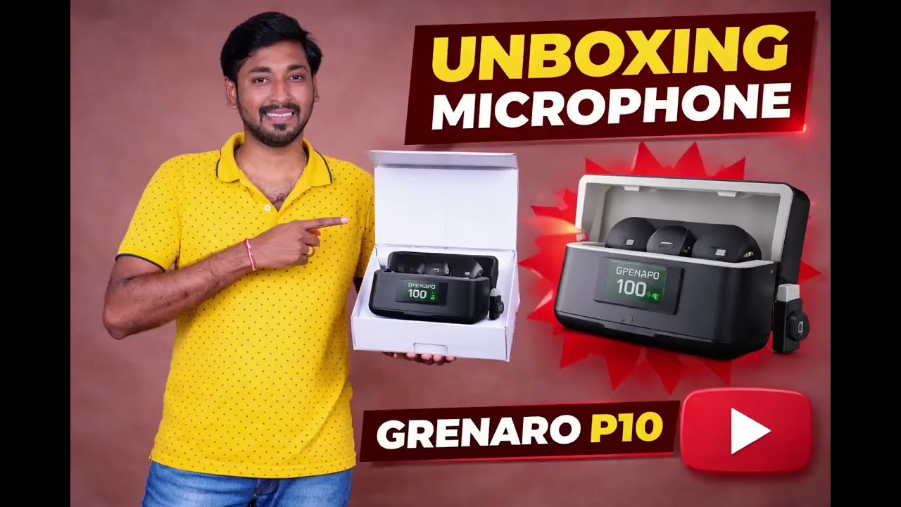 Best Budget Wireless Mic? Grenaro P10 Unboxing 🎤