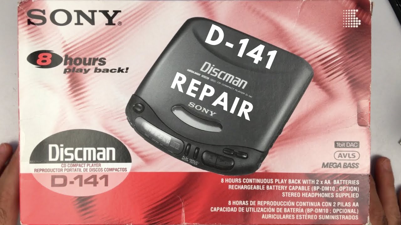 Ремонт портативного плеера Sony D 141 Discman
