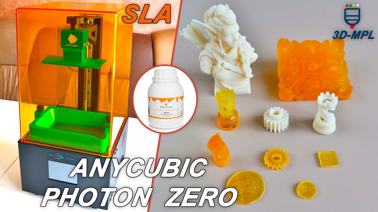 ANYCUBIC PHOTON ZERO 2020! SLA 3d принтер. Полный обзор от 3D-MPL