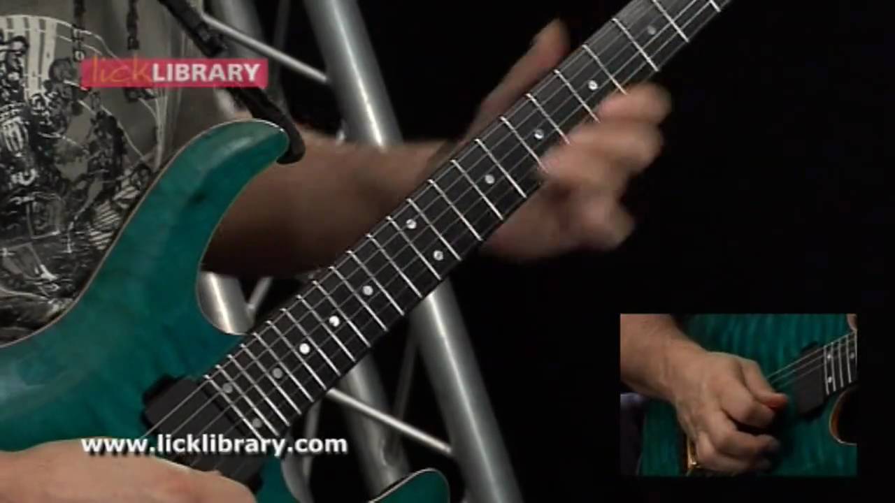Shapes Of Things - Guitar Solo - Slow & Close Up - www.licklibrary.com