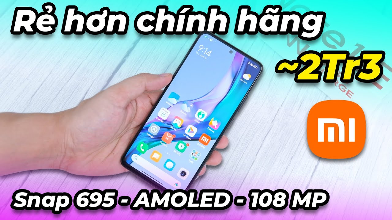 Mở hộp Xiaomi Redmi Note 11E Pro: Rẻ hơn hàng chính hãng rất nhiều! Snap 695, Amoled, 108MP...