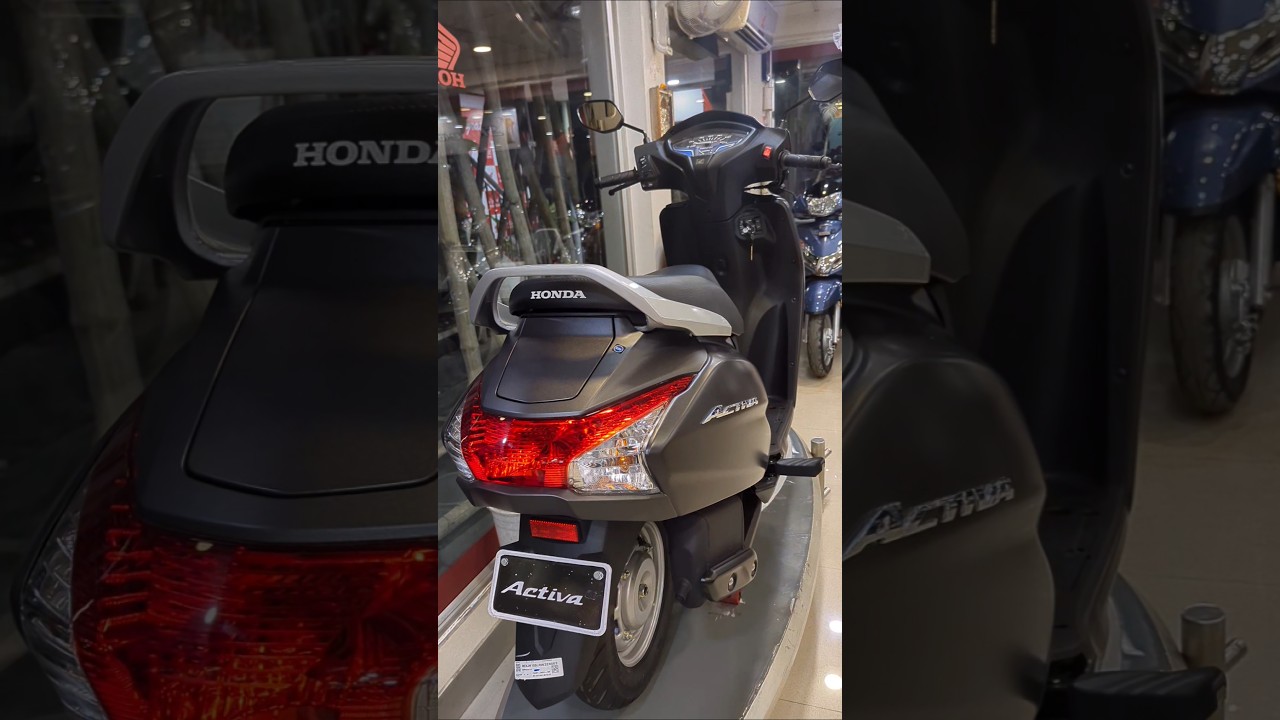 New 2024 Honda Activa 6G Standard - Matte Axis Grey Metallic