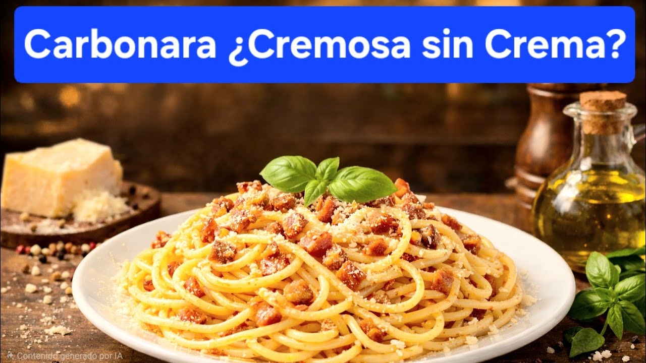 Espagueti a la Carbonara🇮🇹/No cometas estos errores 
