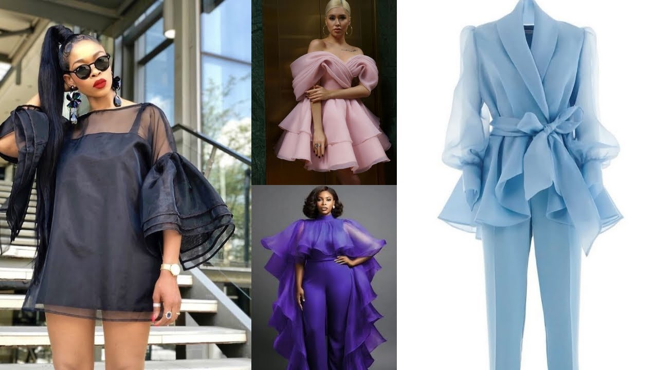 Stunning Organza and Organdy Dress Style || Latest Styles for Organza Fabric 2024