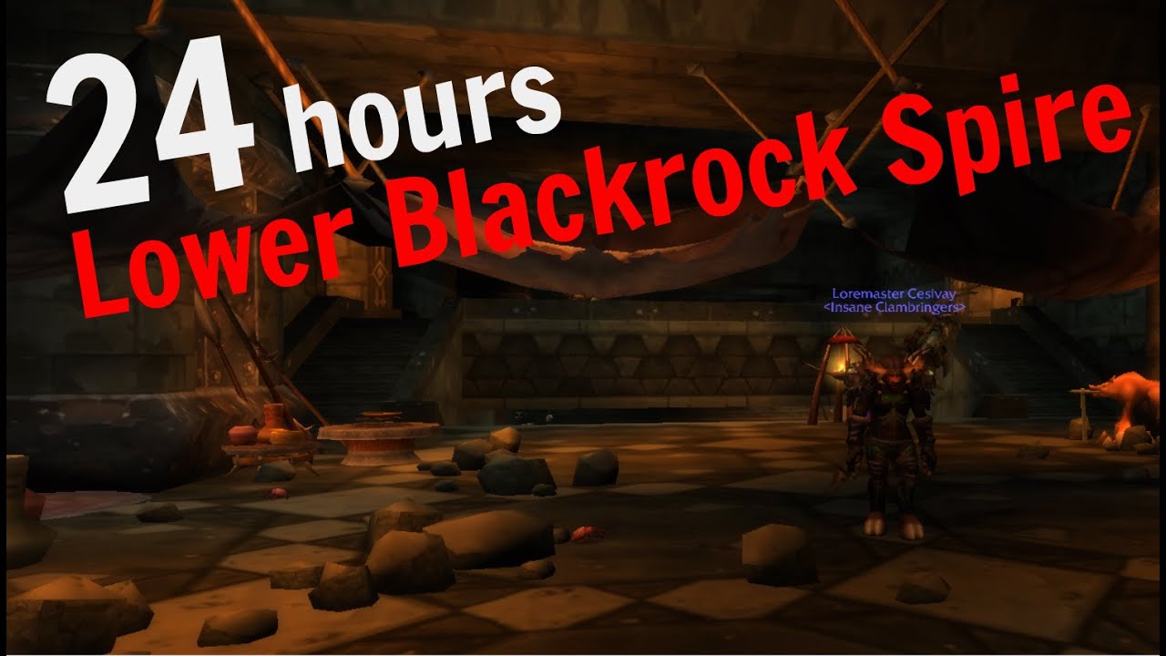 Farmed Lower Blackrock Spire For 24-hours | This was a long one | Transmog Farming