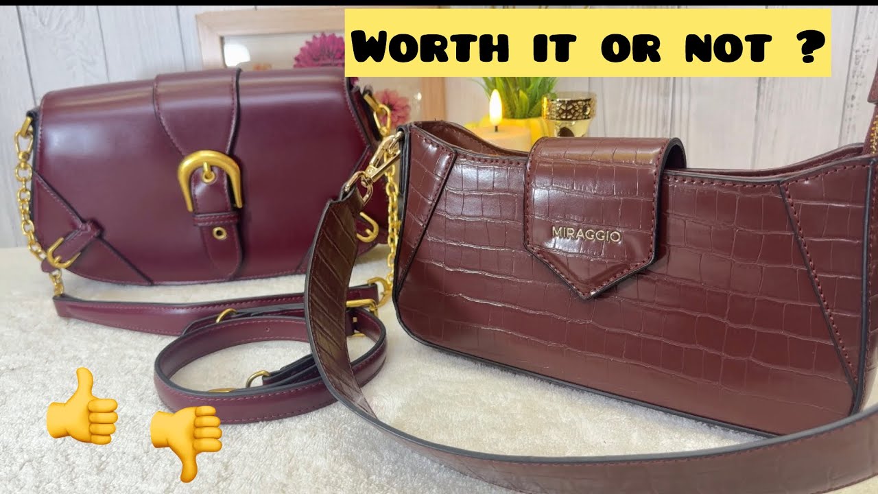 Miraggio bags review ||#miraggio #myntra #shopping #trending #youtuber 