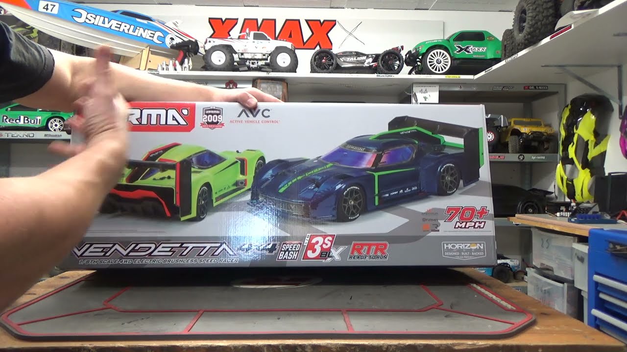 LE ARRMA VENDETTA AVEC  RCFASTCARS.COM