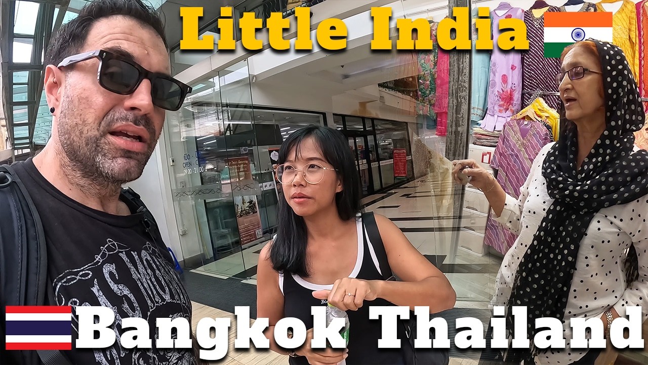 Trying Indian food and exploring little India Bangkok 
