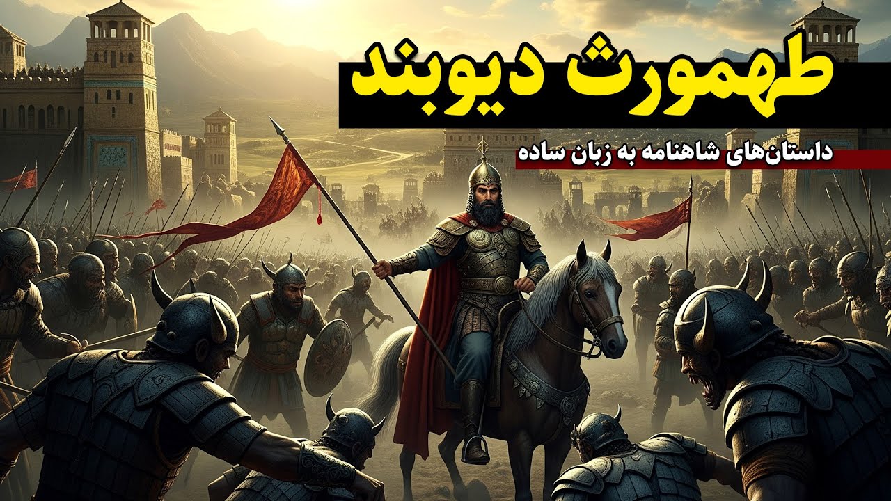 طهمورث دیوبند | داستان های شاهنامه به زبان ساده