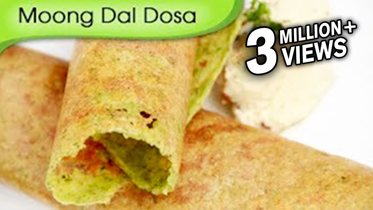 Moong Dal Dosa | Easy To Make Dosa Recipe | Popular South Indian Breakfast Recipe By Ruchi Bharani