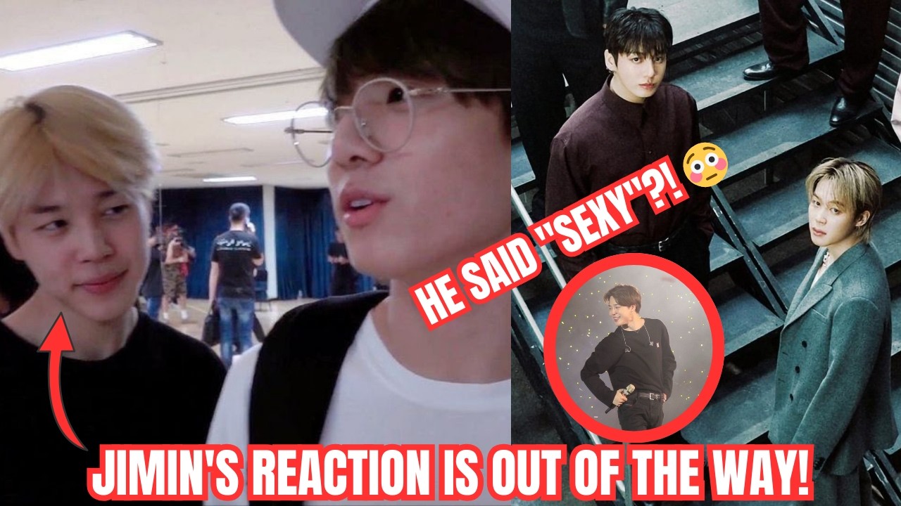Jungkook Can't Hide His Smile! He Calls Jimin Sexy in Public!