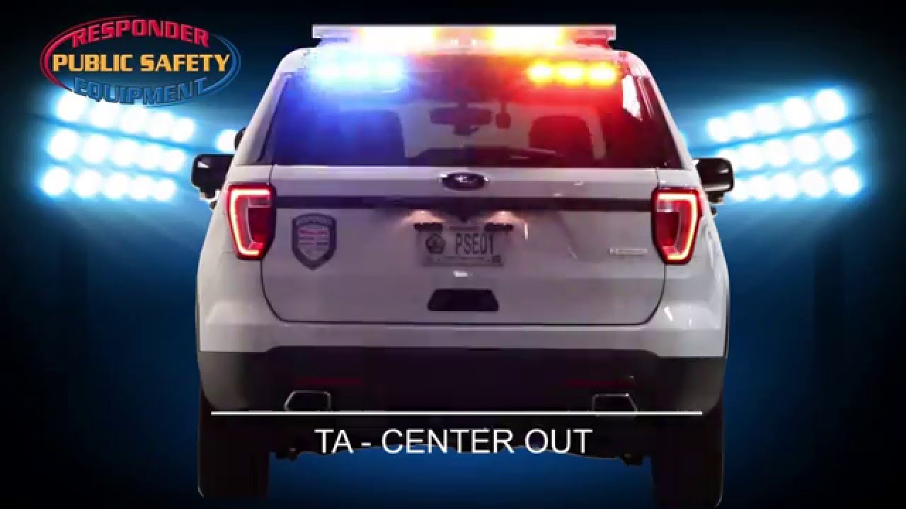 Whelen Cantrol Demo with Outer Edge and Legacy Lightbar