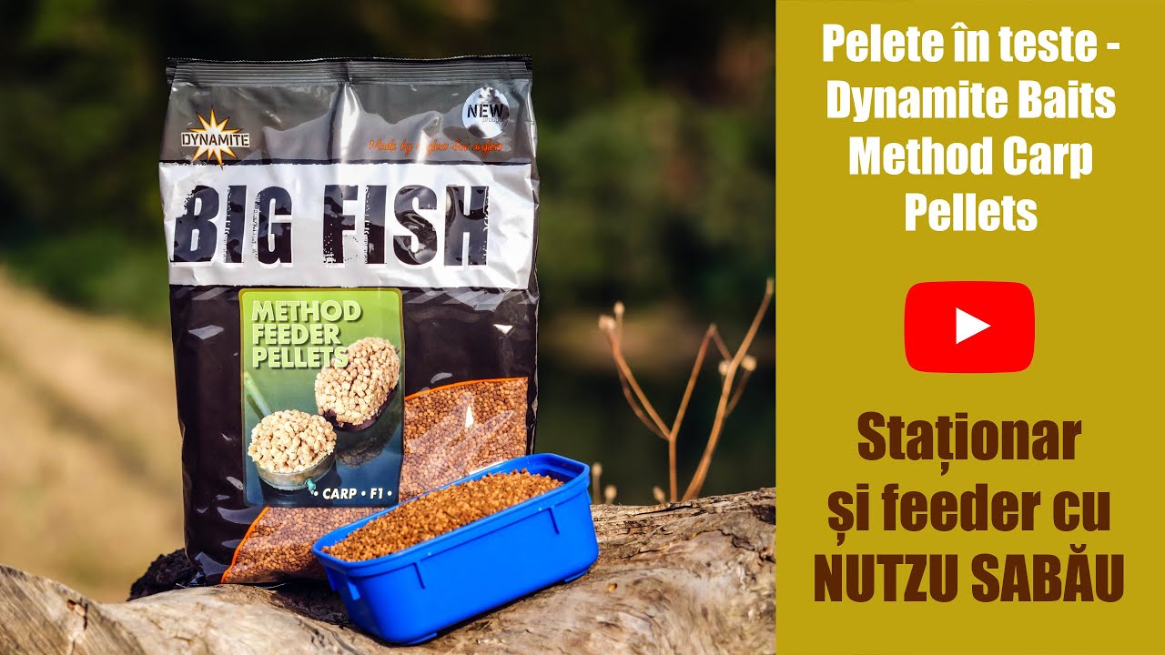Pelete in teste- Dynamite Baits Method Carp Pellets