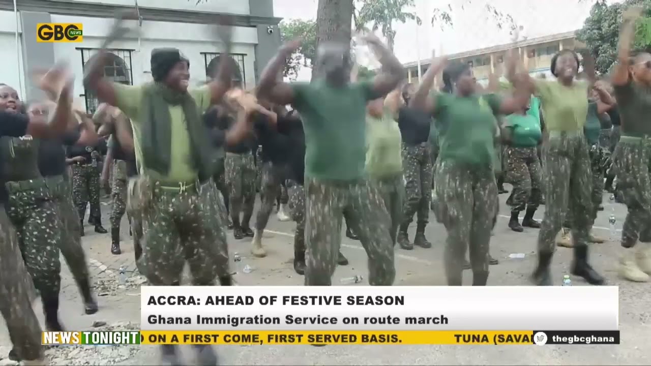 ACCRA: GHANA IMMIGRATION SERVICE ROUTE MARCH