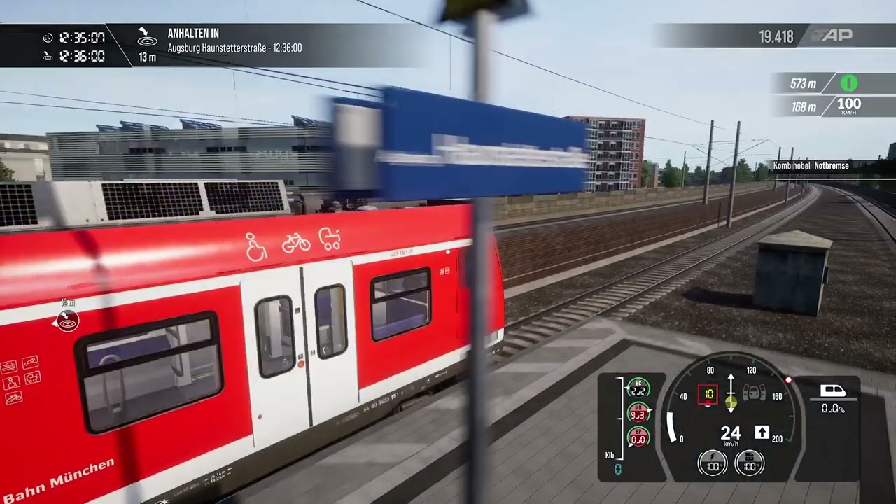 TSW 3 Hauptstrecke München Augsburg Pendlerirritation Teil 2
