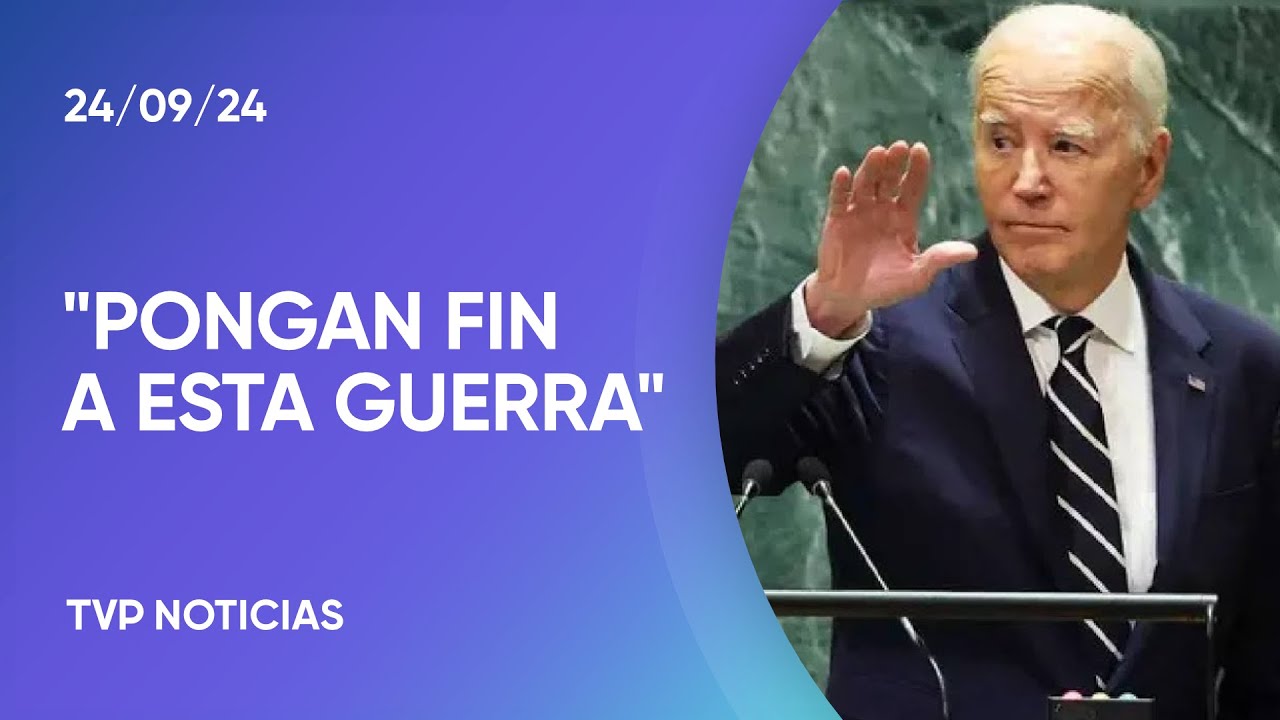 Joe Biden se despidió de la ONU