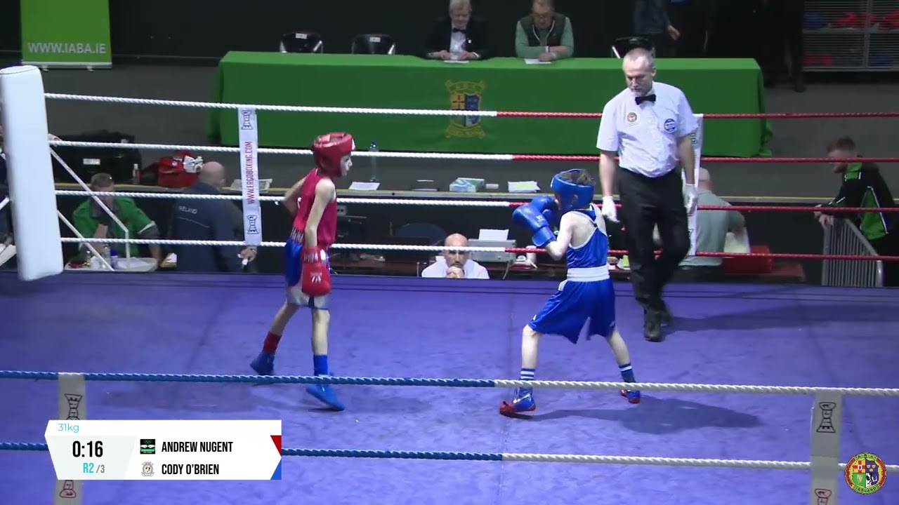 2024 National B1 Championship:  31kg Andrew Nugent (Olympic L) v Cody O’Brien (Cashen Vale)