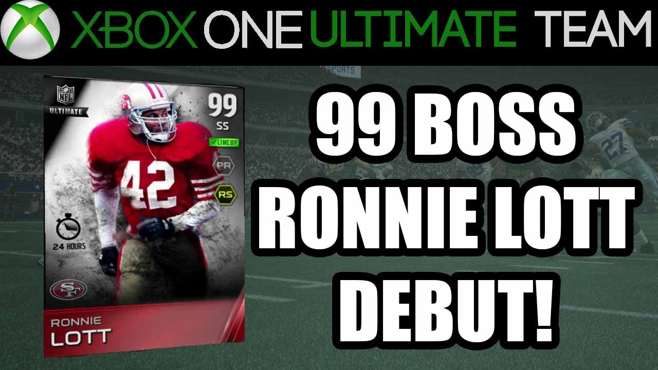 99 BOSS RONNIE LOTT DEBUT! - Madden 15 Ultimate Team Full Game | MUT 15 XB1 Gameplay