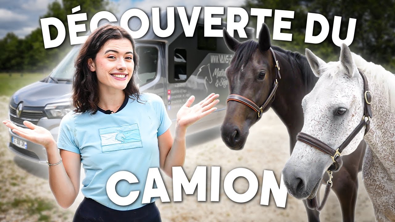 MES CHEVAUX DÉCOUVRENT LEUR CAMION 🐴 🚛  (tour de la cabine et tutoriel pour embarquer son #cheval)