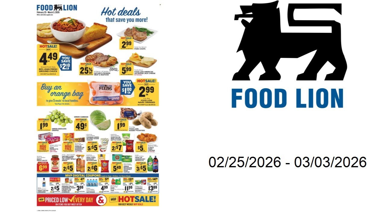Food Lion Weekly Ad - 02/25/2026 - 03/03/2026