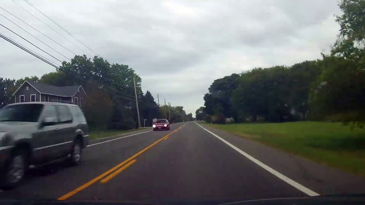 Driving on US 6 from Huron to Vermillion, Ohio along Lake Erie