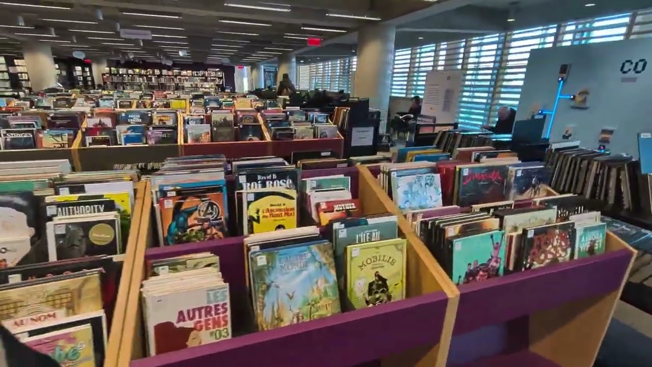 Library of Montreal #Grand bibliotheque-BAnq Montreal #canada#visiting places in CANADA 