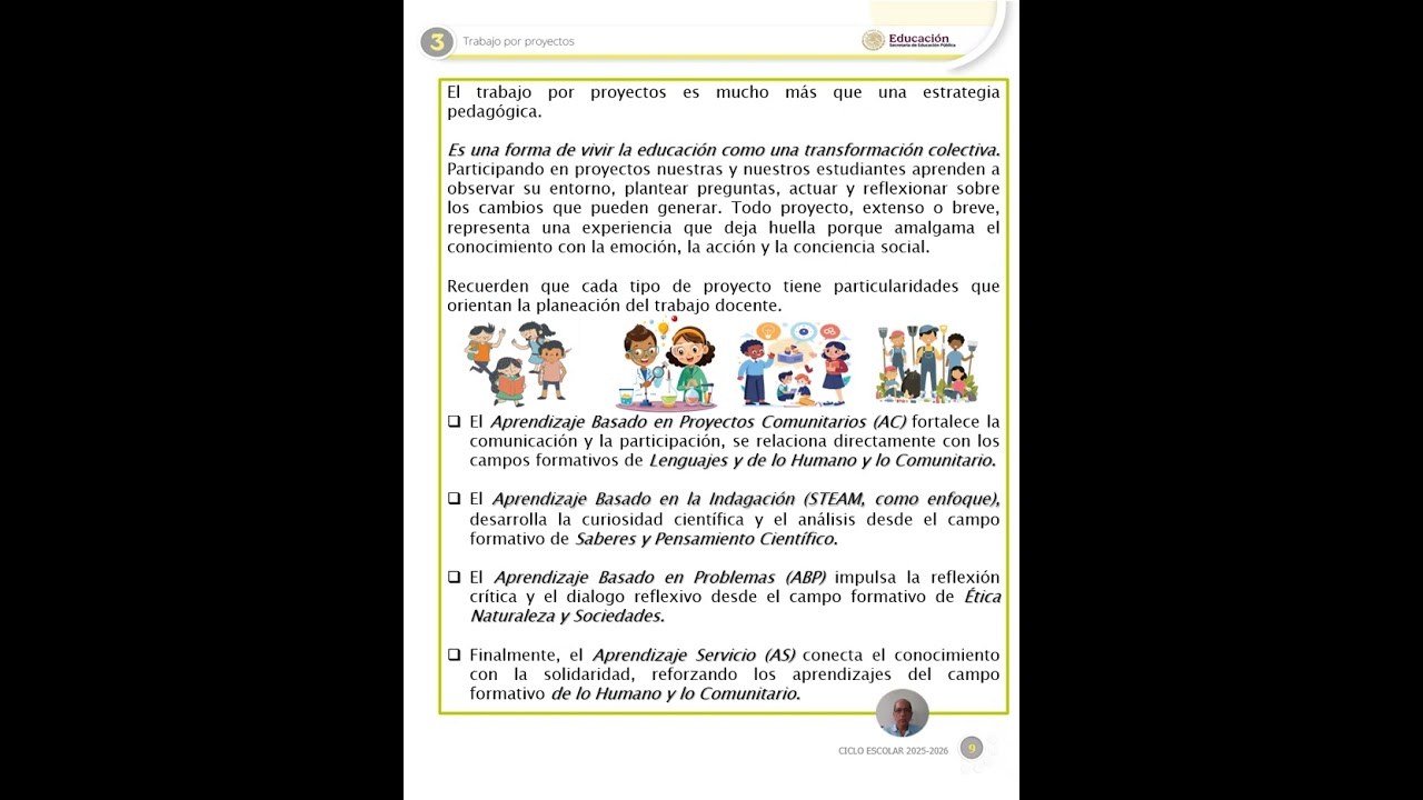 3a. Sesión Ordinaria de Comunidad de aprendizaje. Tema 3 Proyectos de Trabajo. 28/noviembre/2025