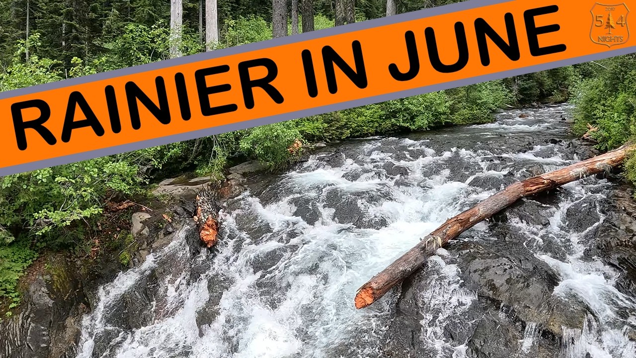 Mount Rainier in June: Paradise Visitor Center, Narada Falls & Scenic Pullouts