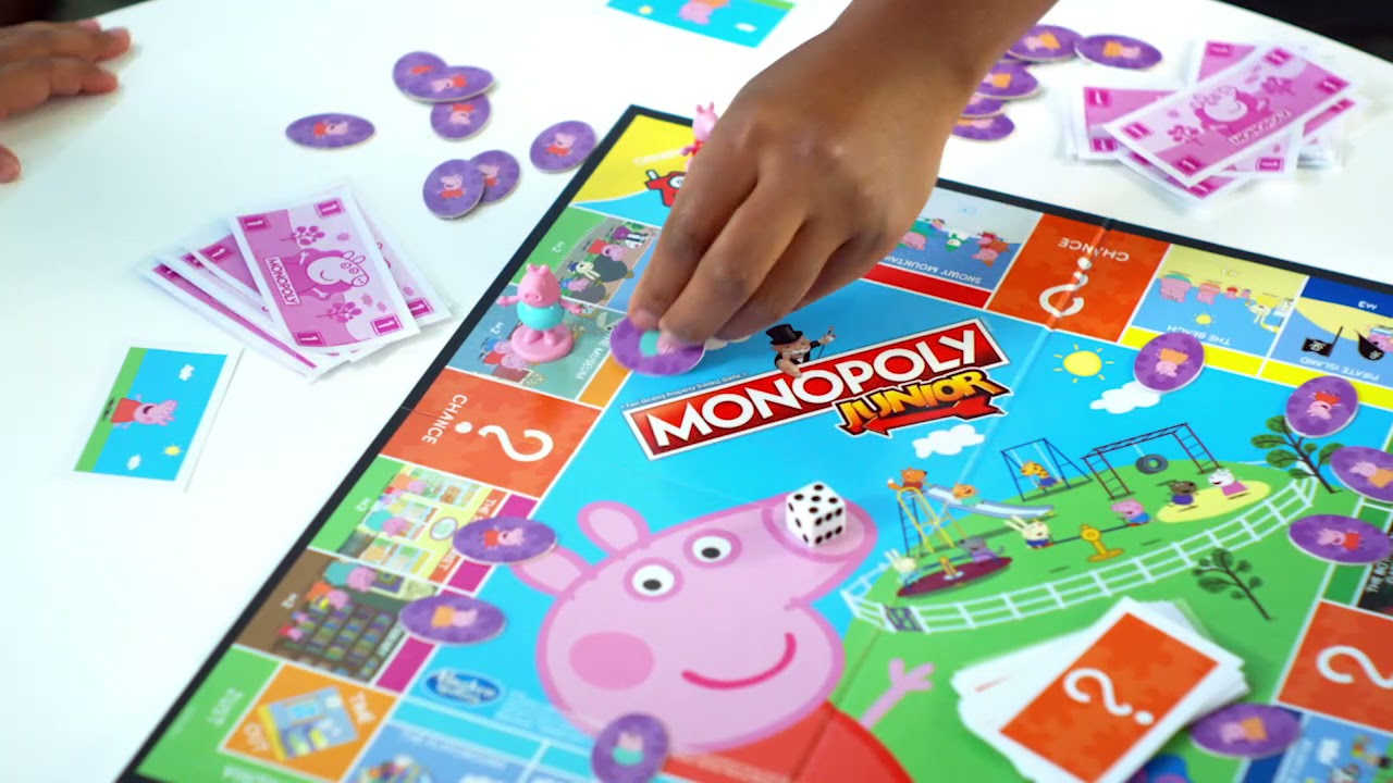 Juego de mesa Monopoly Junior: Peppa Pig - 2 a 4 jugadores