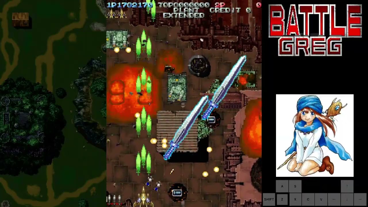 [OBSOLETE] Battle Garegga Extended Mode - Gain (C) 1-ALL to 2-6 Boss