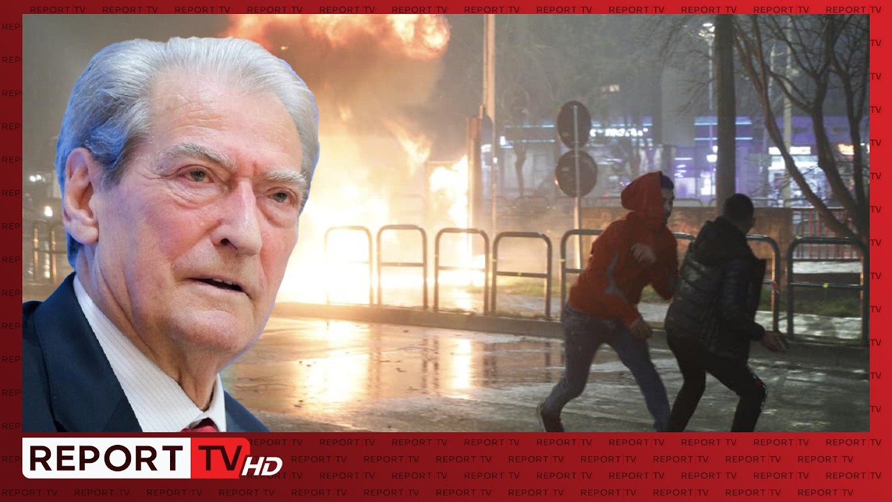 Molotovët në protestën e PD! Qytetari: Këtë punë e bëri Berisha për të shpëtuar veten e tij.