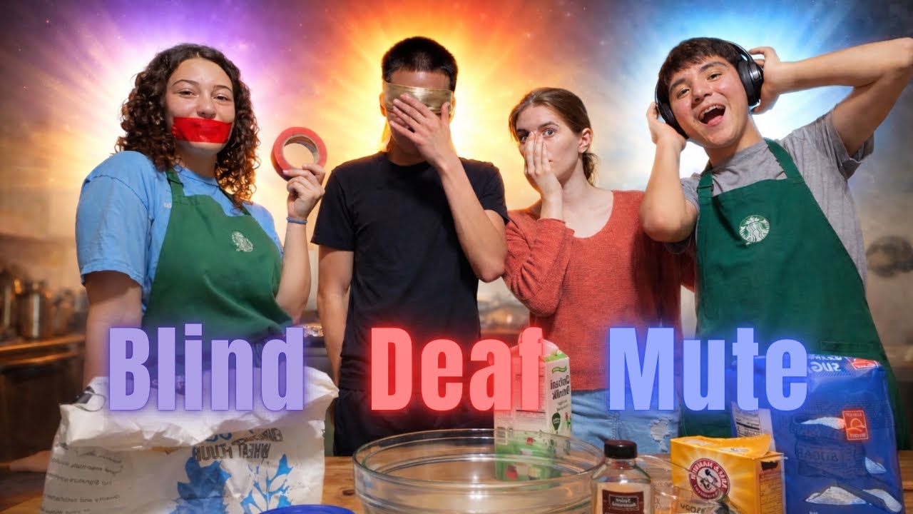 Blind, Deaf, Mute Challenge With LEHA *FUNNY ASF*