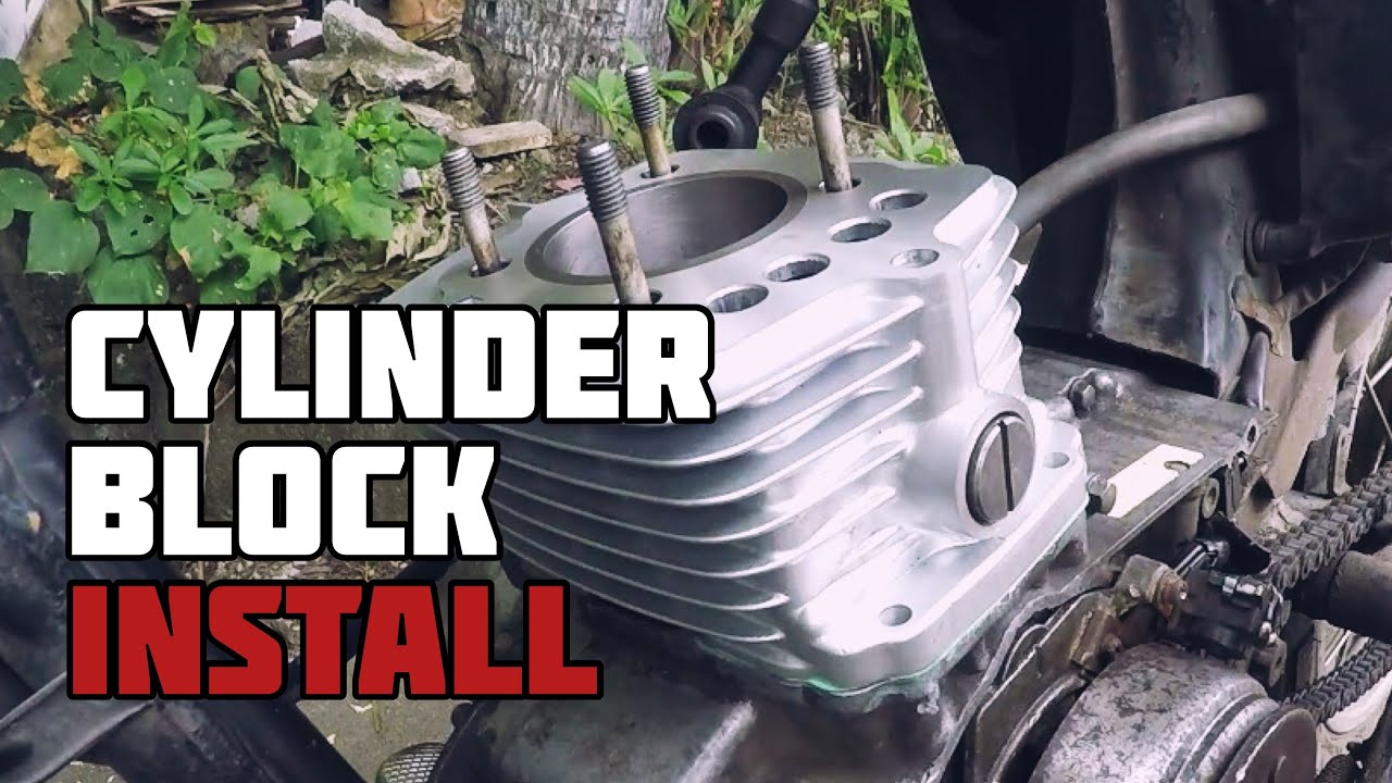 New Cylinder Block Set Installation DIY - HONDA TMX 155