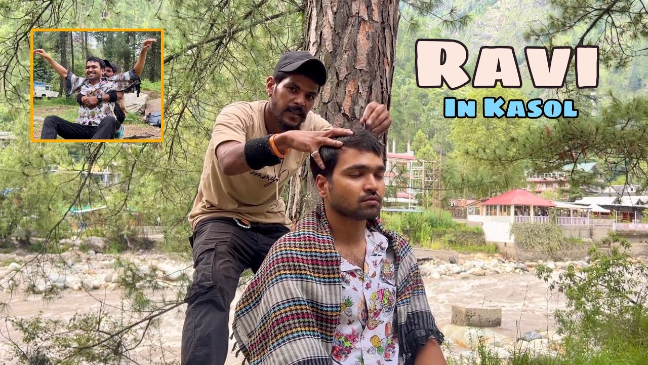 Long Awaited Massage By RAVI | Head Massage In Kasol | Neck & Back | Cracks