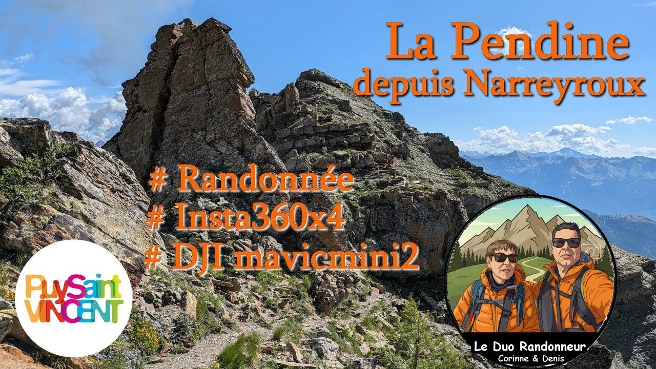 Randonnée depuis Narreyroux, le col du Bal et le sommet de la Pendine en boucle pour les2randonneurs