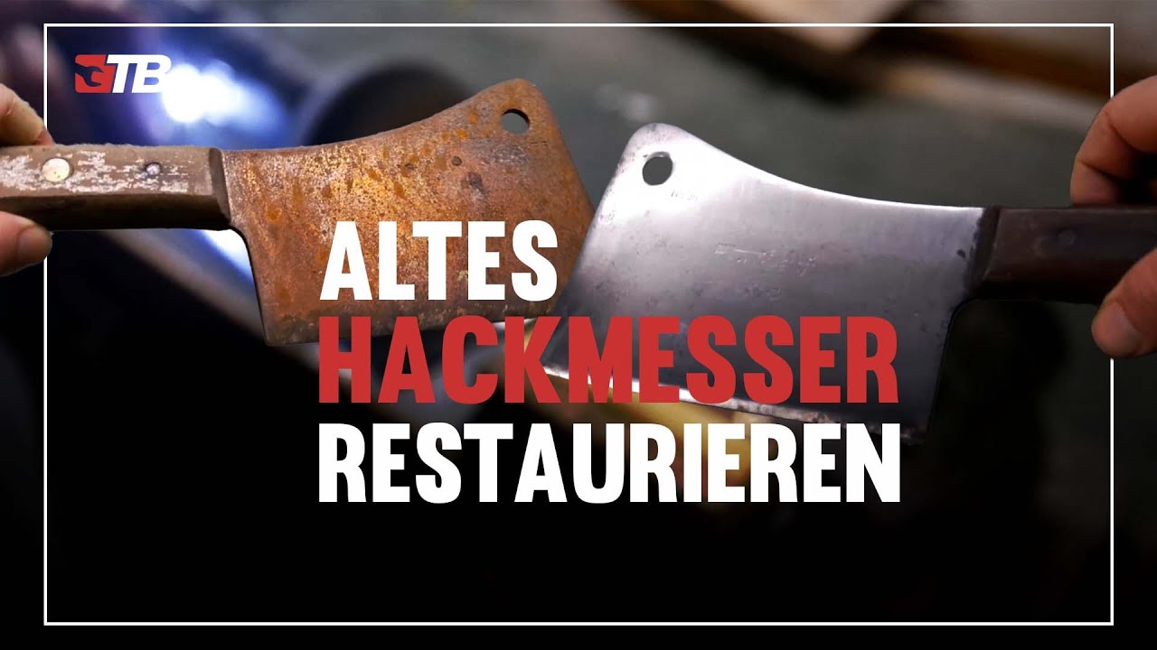 🔄 Aus ALT mach NEU - Wir RESTAURIEREN ein rostiges, altes HACKMESSER