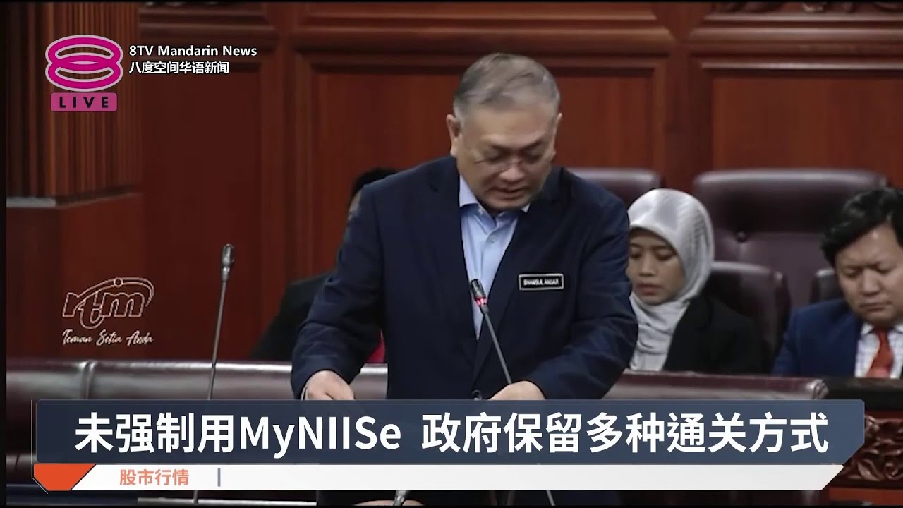 未强制用MyNIISe 政府保留多种通关方式【2026.03.04 八度空间华语新闻】