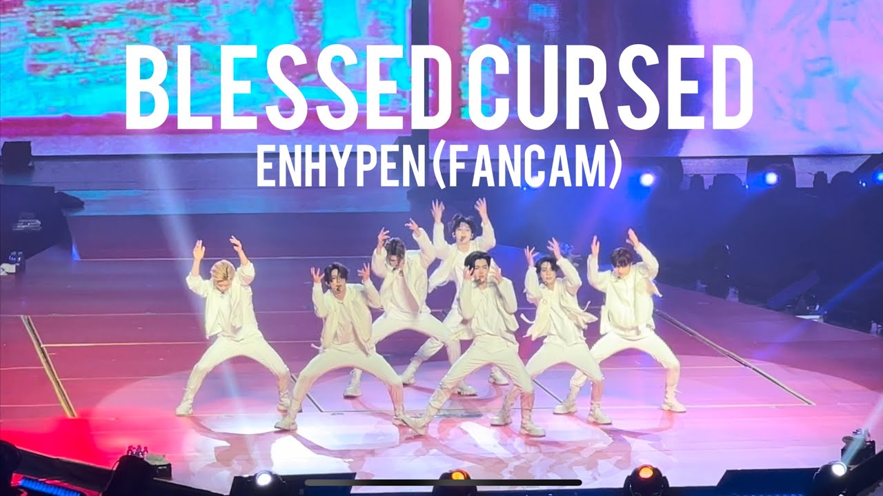 Blessed cursed (fancam) - ENHYPEN | FATE TOUR SINGAPORE |