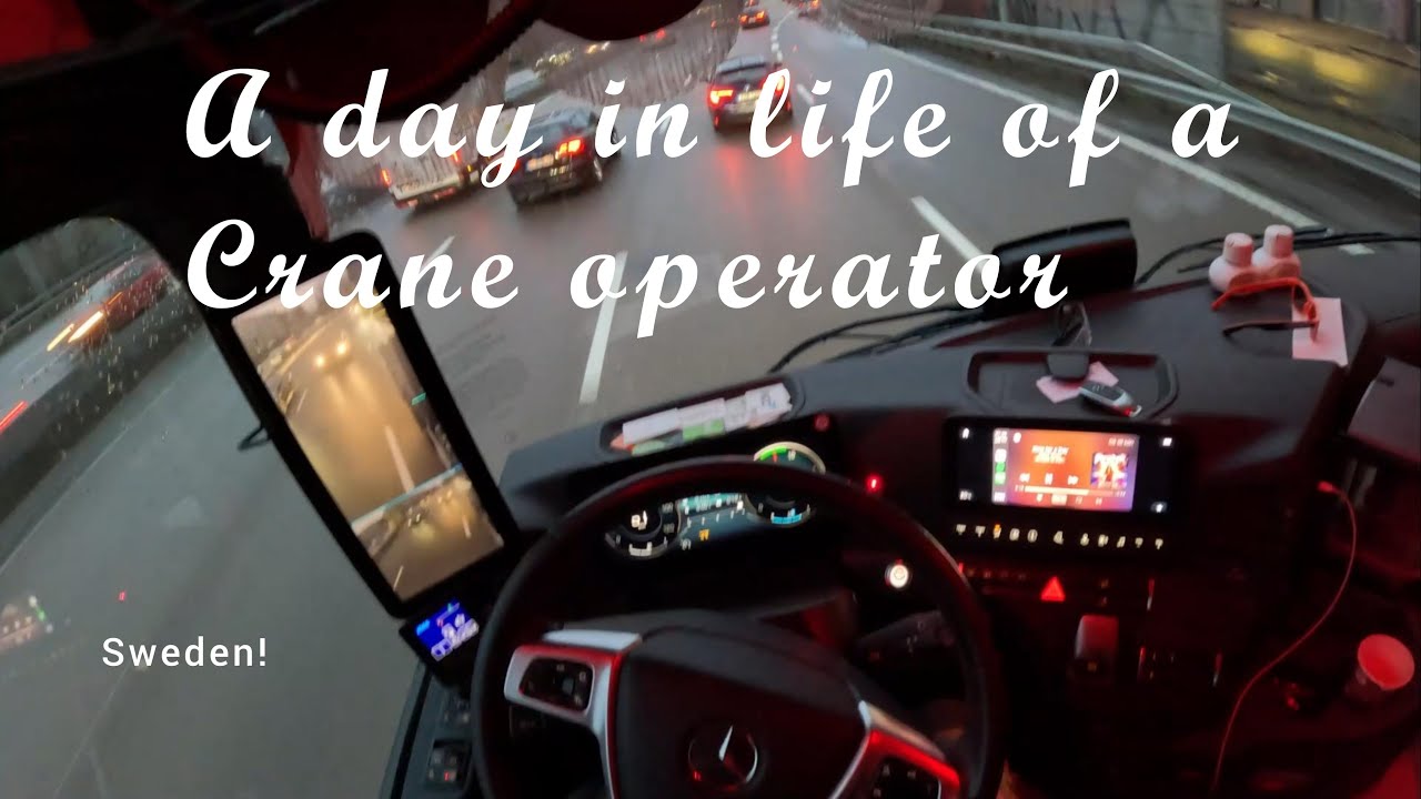 Crane operator in Sweden!