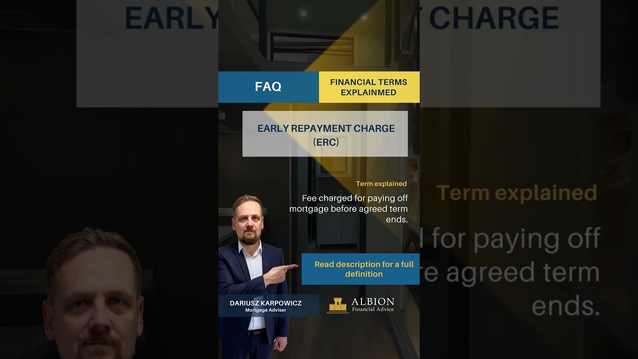 Early Repayment Charge (ERC) - #ERC #MortgagePenalty #Overpayment - Mortgages explained  #shorts