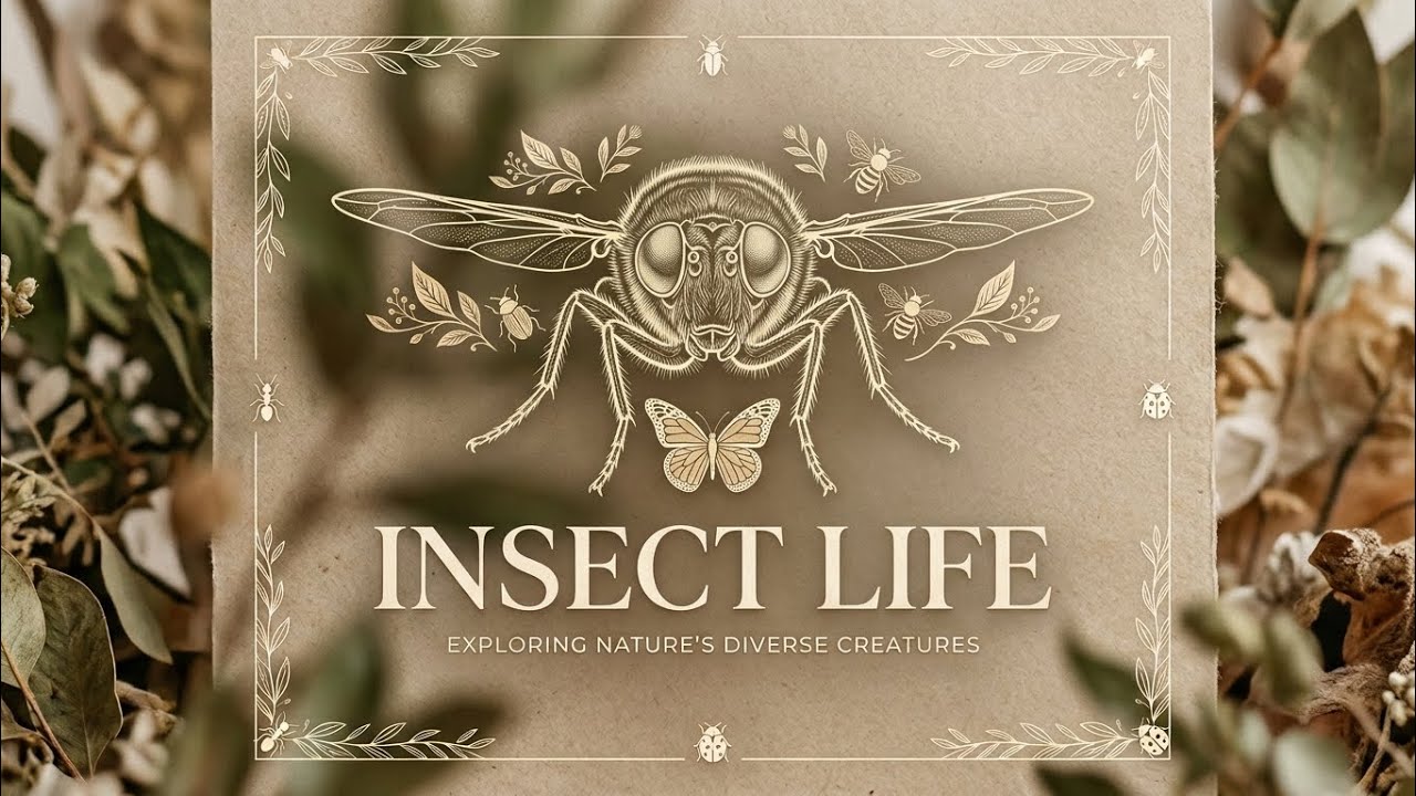 THE LIFE OF MANY INSECTS IN NATURE