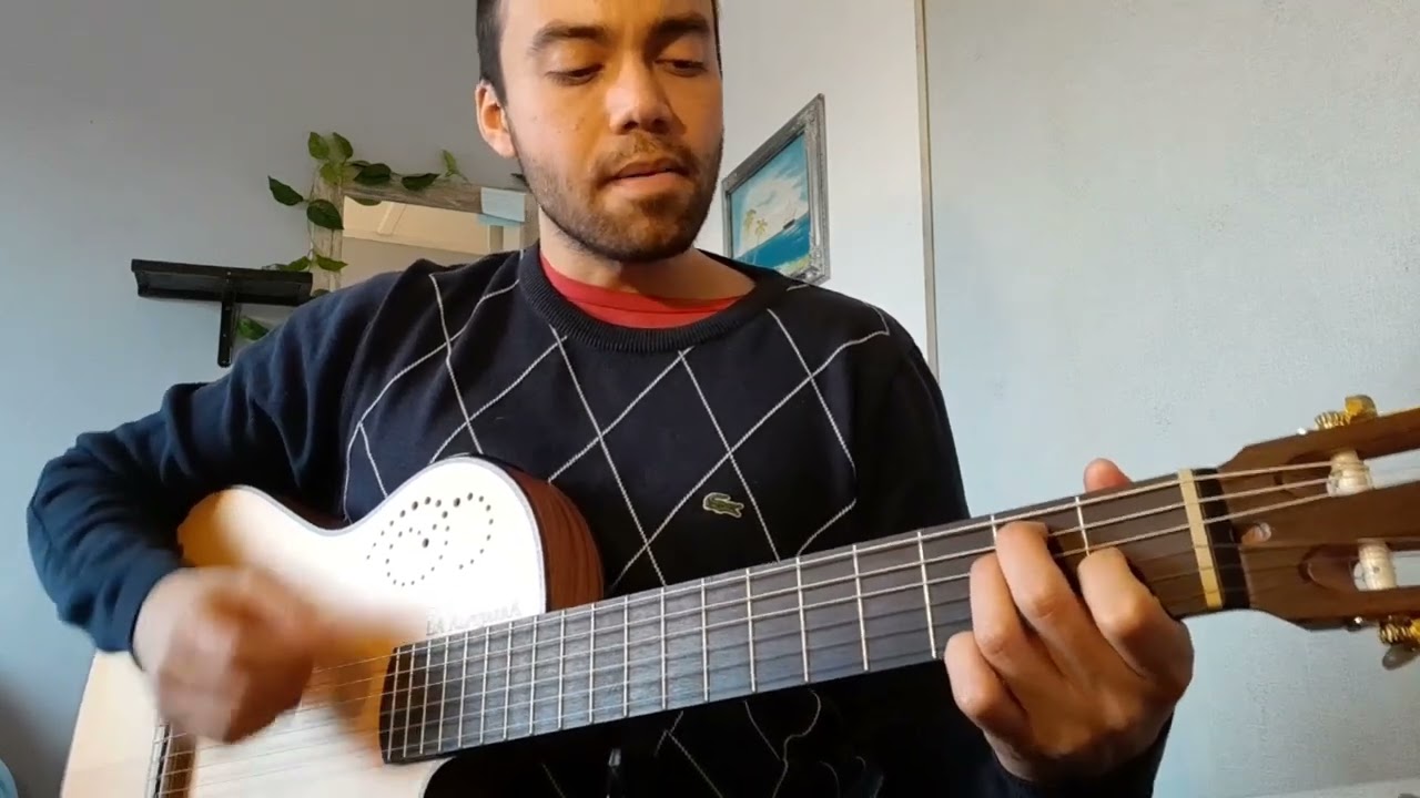 Camino De Rosas  Alejandro Sanz, Cover en guitarra