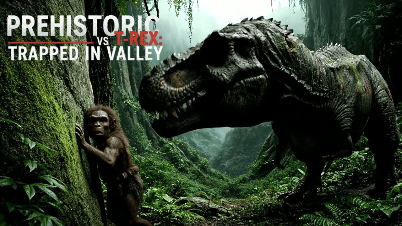 Can Prehistoric Man Outsmart the T-Rex: Trapped in the Valley?