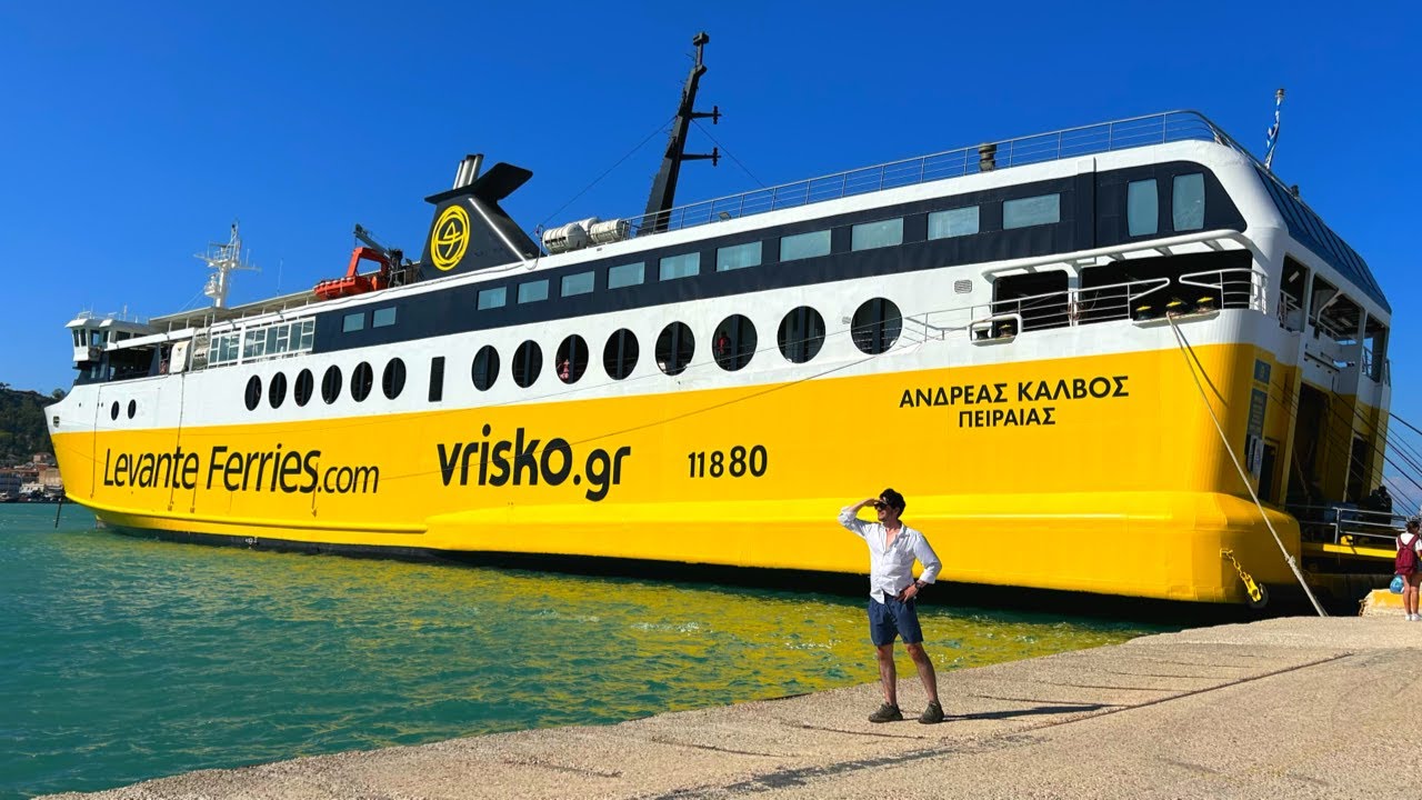 Traveling by Ferry in Greece to Zakynthos