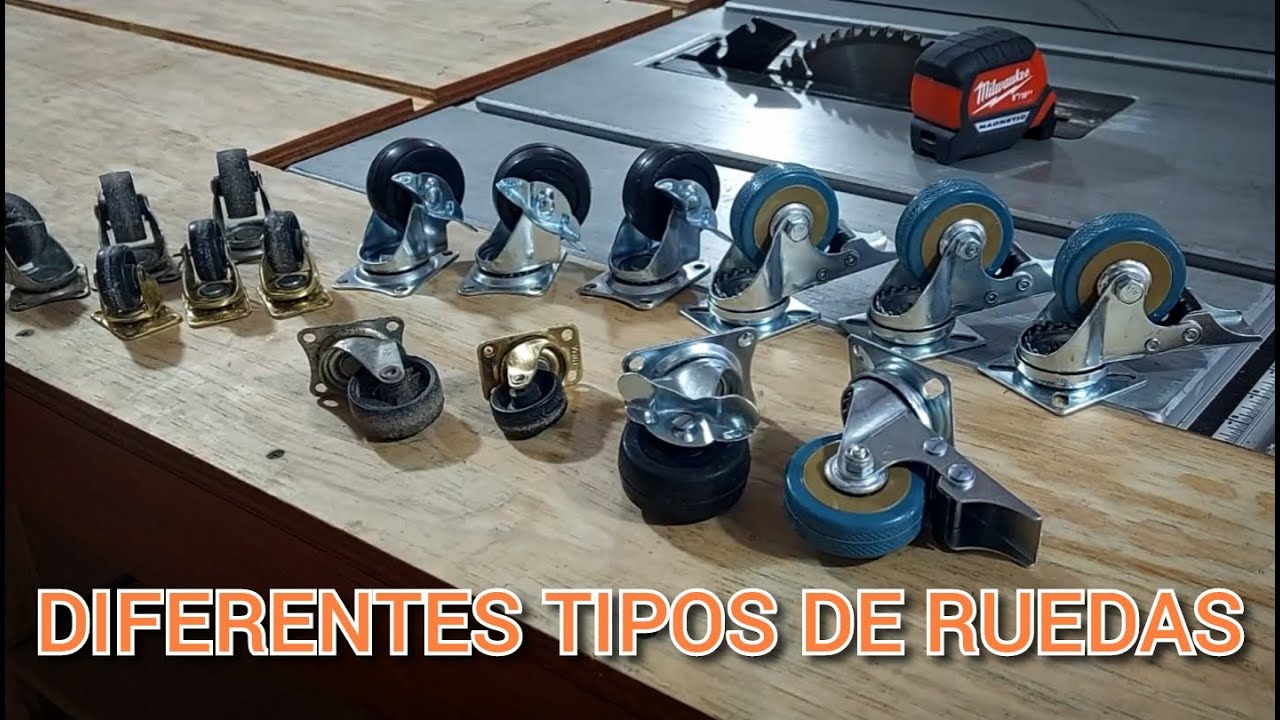 Tipos de RUEDAS para muebles | Revisi&oacute;n r&aacute;pida y consideraciones
