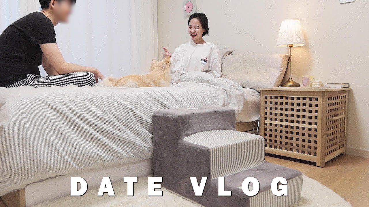 커플VLOG_ 강아지는 수제간식 만들어주고 사람은 라면 끓여먹는 즐거운 일상🐕