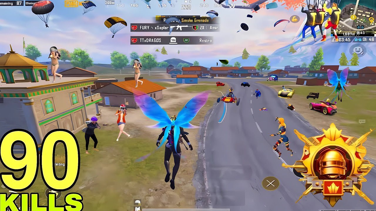 90Kills!😍 NEW SEASON BEST ERANGLE GAMEPLAY in MODE 😈 PUBG MOBILE -BGMI