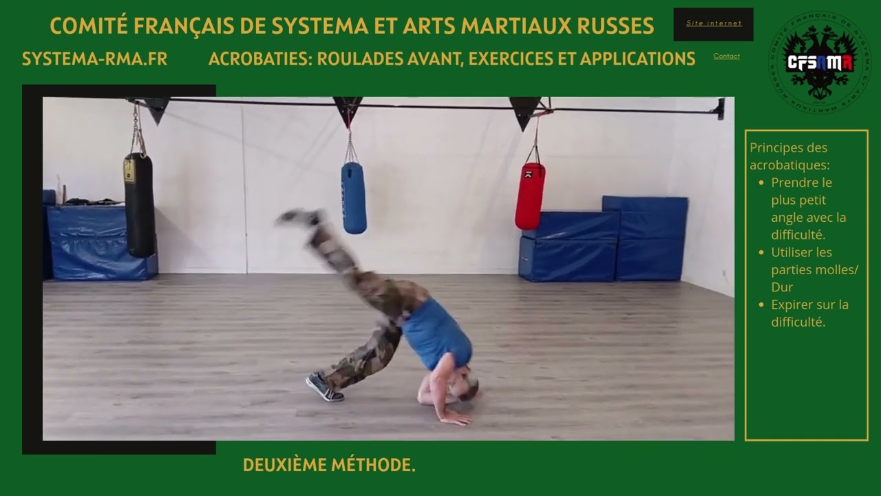 Roulade Avant, exercices et applications