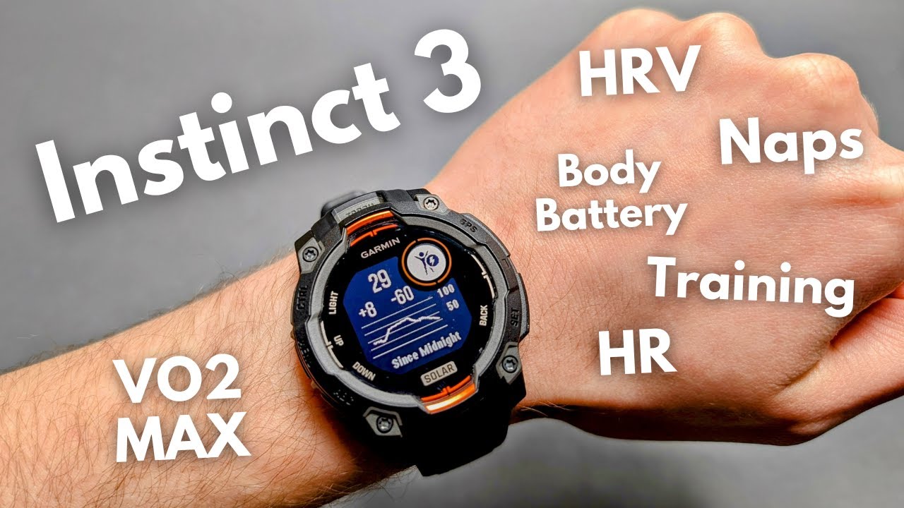 Garmin Instinct 3 - ALL Health Features Walkthrough. Training ,Recovery & Exercises.