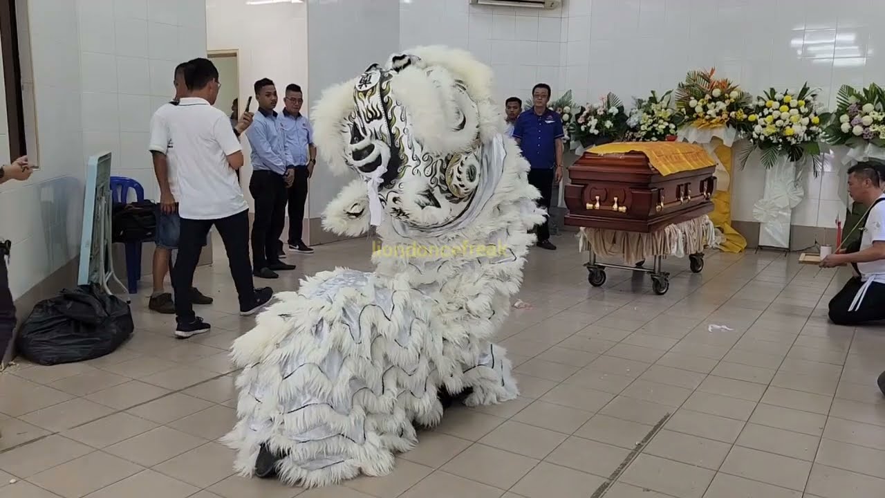 Funeral Lion Dance Ceremony